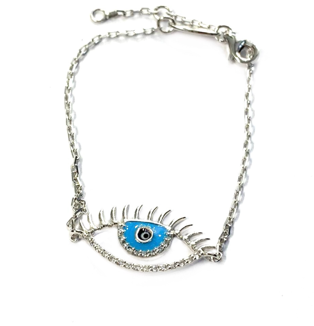 ENAMEL EVIL EYE BRACELET