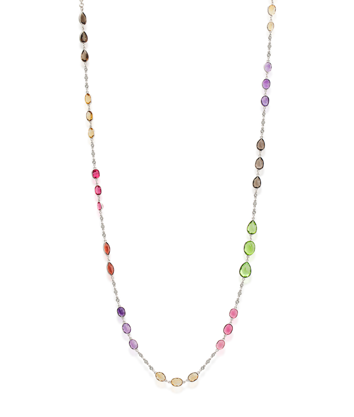 MULTI-COLOR TOPAZ NECKLACE /N000068