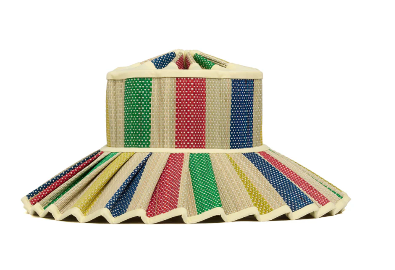 Sun Bathe Pina Colada Luxe Capri Hat/Maxi