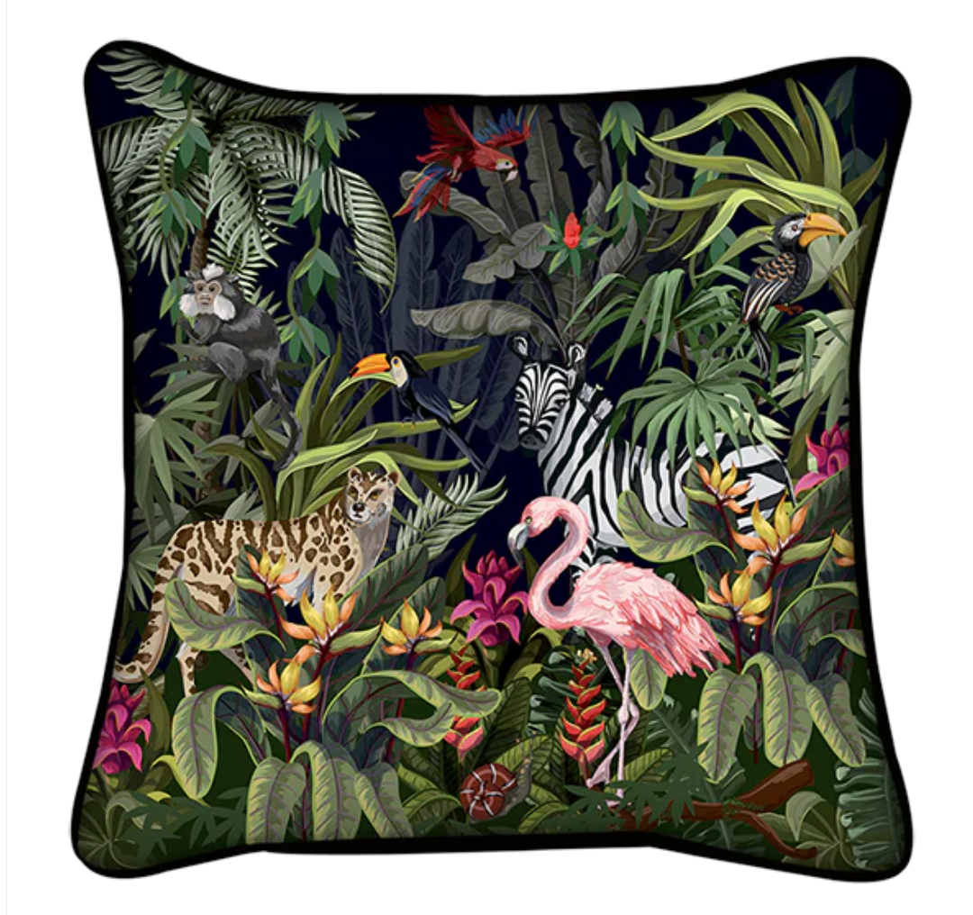 Cushions - Botanical Flamingo
