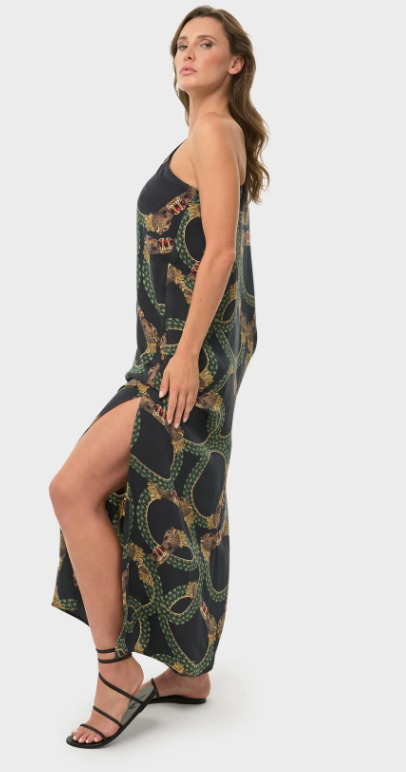 Dion Mystique One Shoulder Maxi Dress