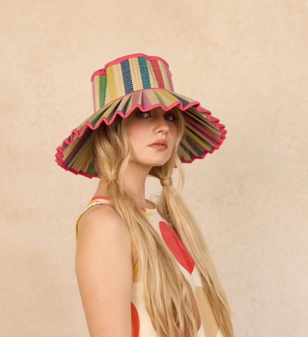 Resort Days Fuschia Luxe Capri Hat/Maxi