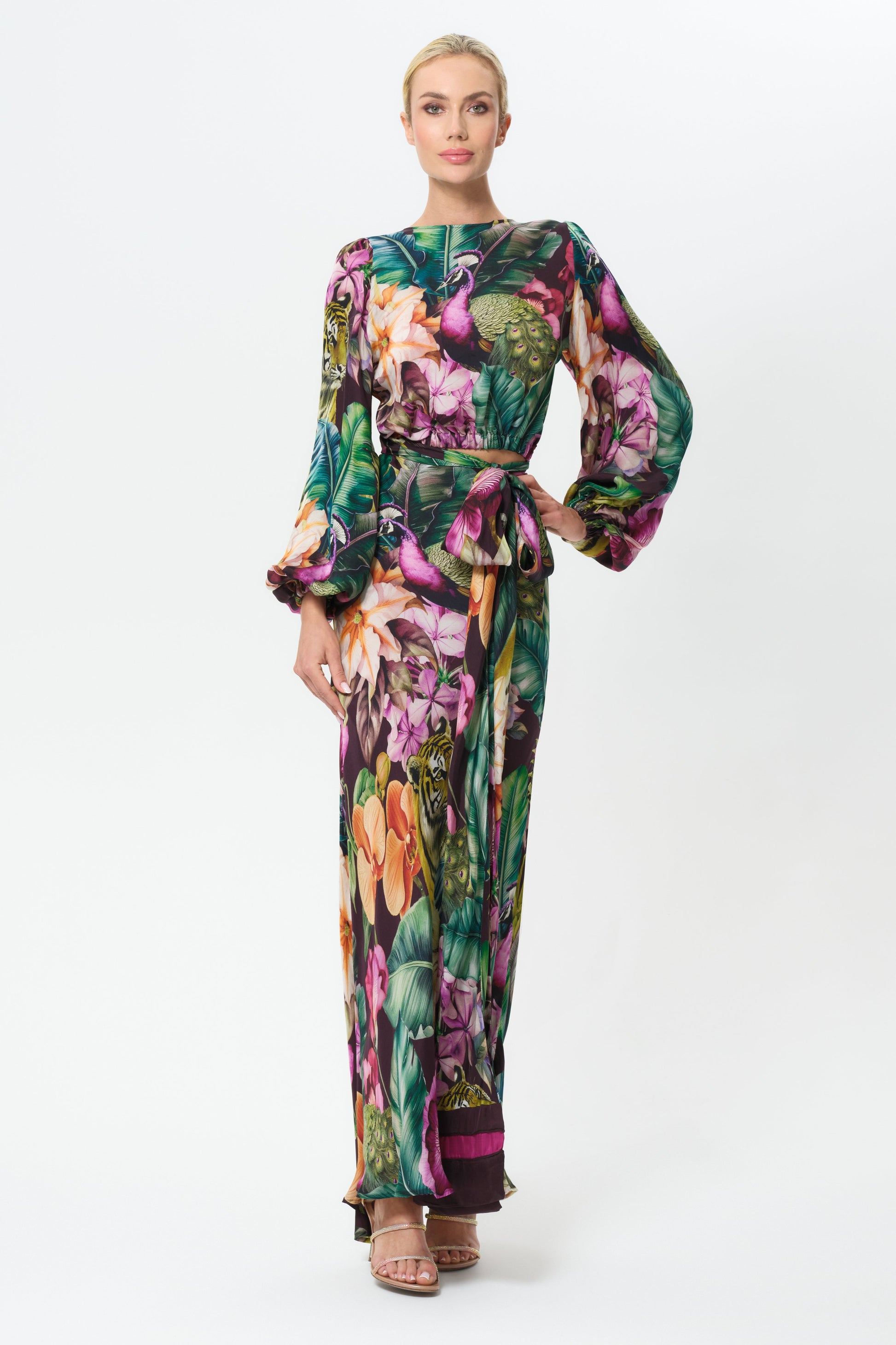 Farrah Calypso Maia Wrap Top-niLuu