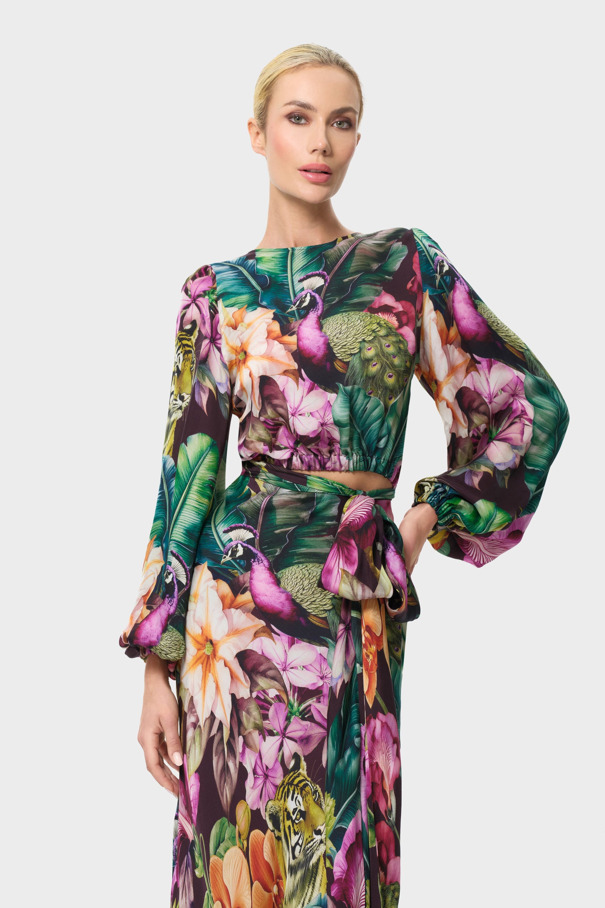 Farrah Calypso Maia Wrap Top-niLuu