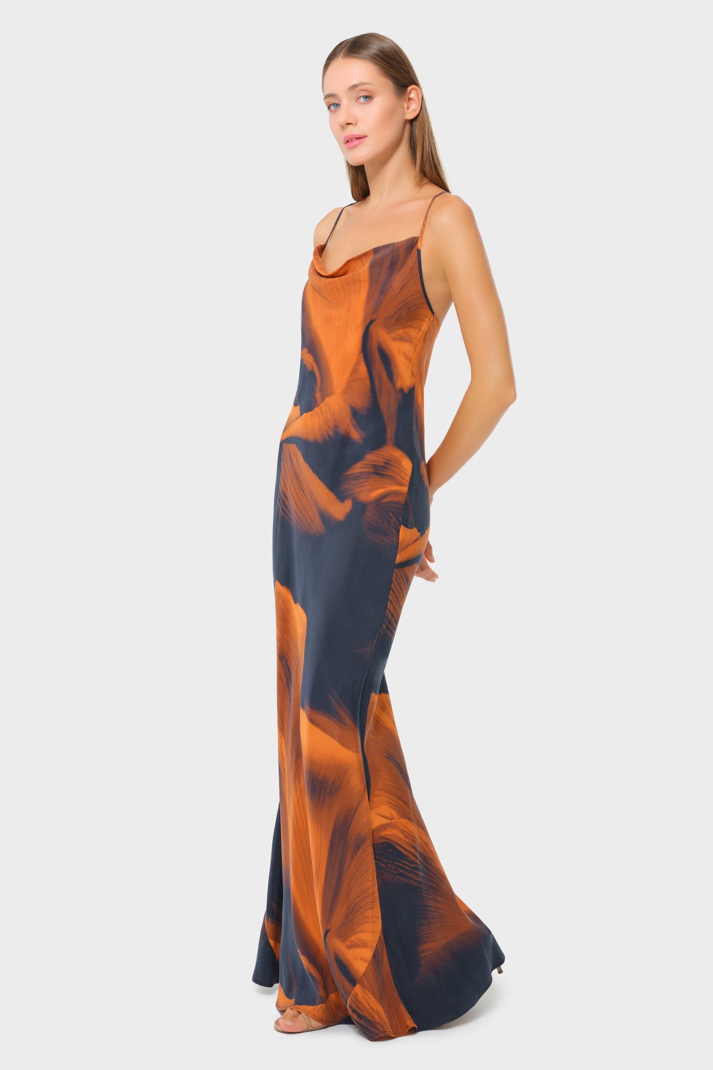 Loren Calypso Scarlet Slip Dress-niLuu