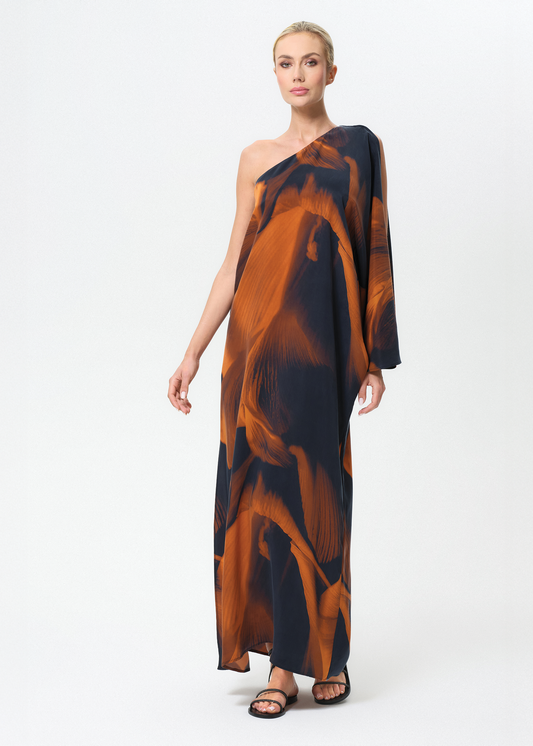 Loren Calypso One Shoulder Dress-niLuu