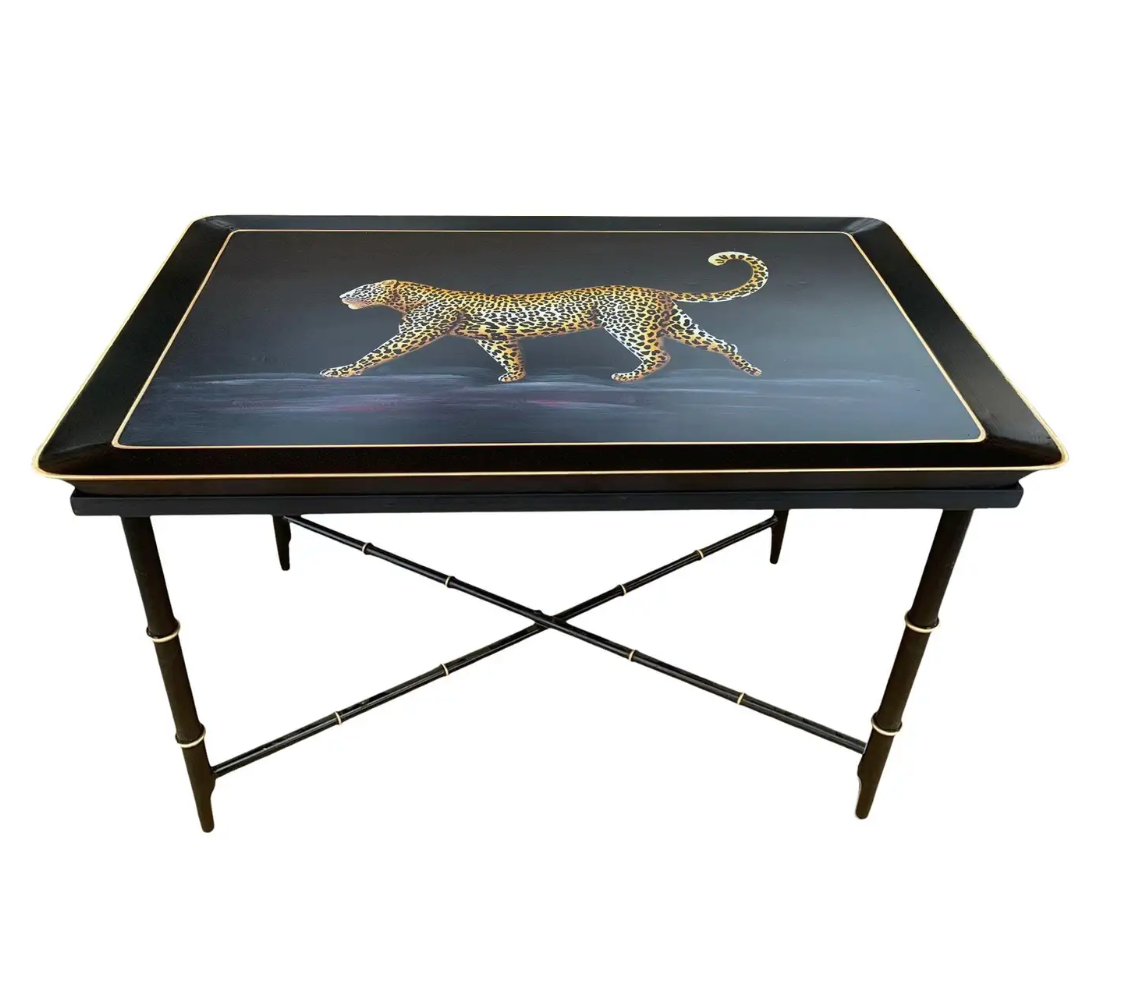 HAND-PAINTED COFFEE TABLE
