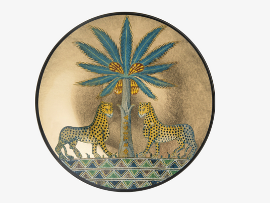 Glass Plate Zagara Round/24 cm