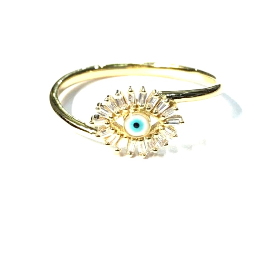 EYE BAGUETTE DIAMOND RING