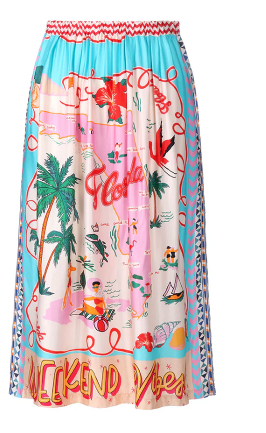 Florida Printed Skirt