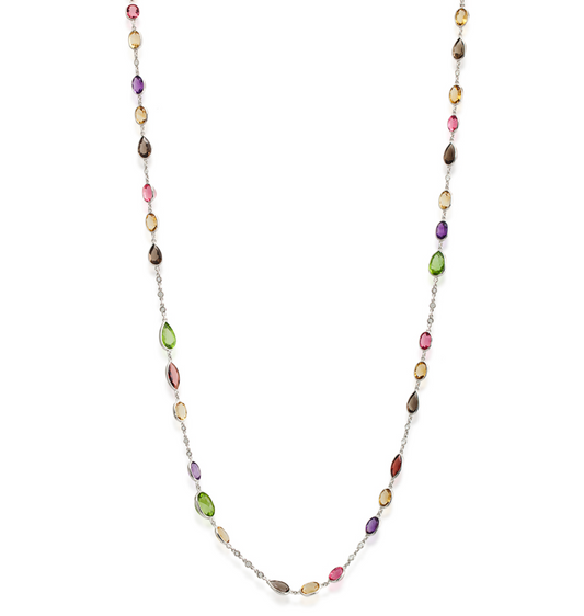 MULTI-COLOR TOPAZ NECKLACE/N000069
