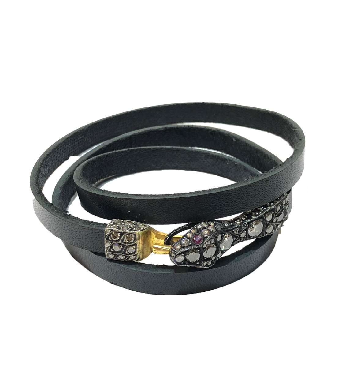 SNAKE MULTI LAYER LEATHER BRACELET