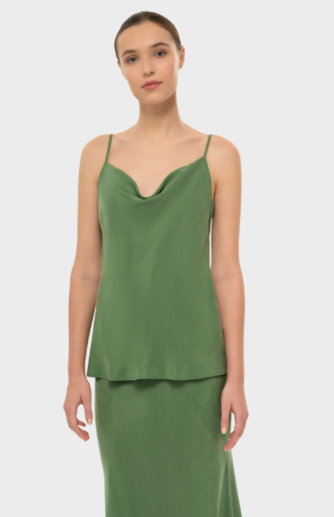 Moss AquaFlora Cowl Cami Top