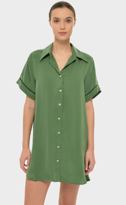 Moss AquaFlora Logan Button Down Shirt