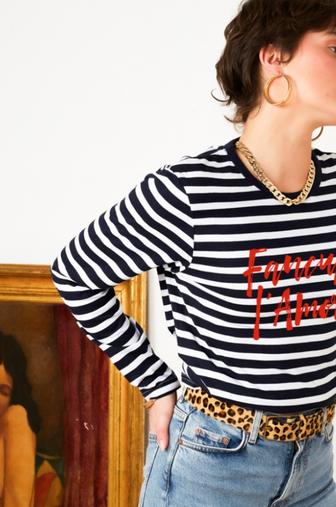 Marinière Navy ML La Festa