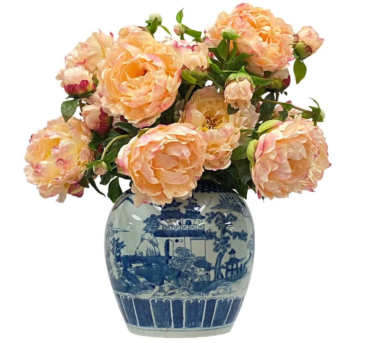 Peony in Porcelain Jar