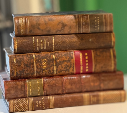 Assorted Leatherbound  Book /Set of 5