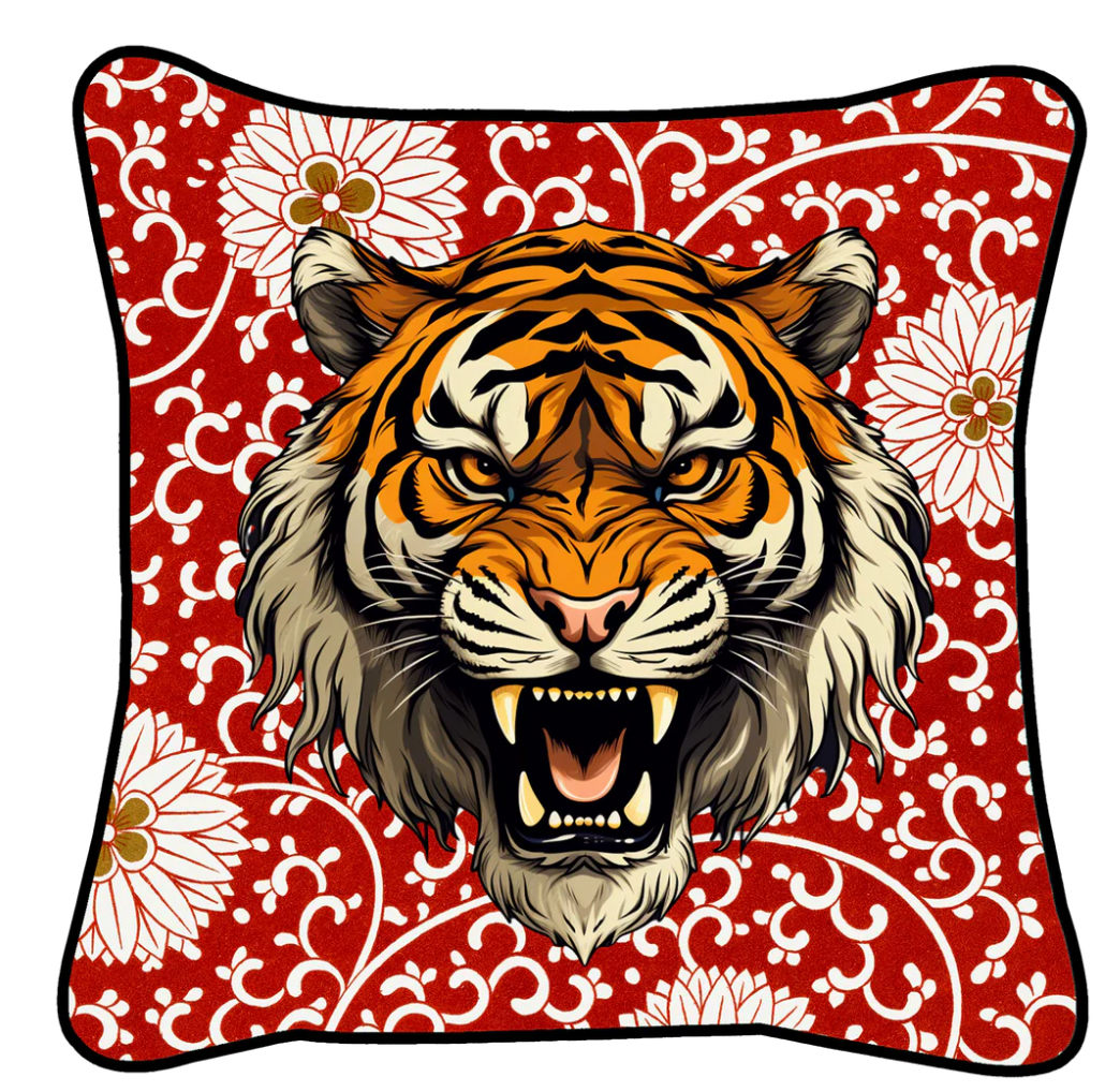Cushions - Tiger Red