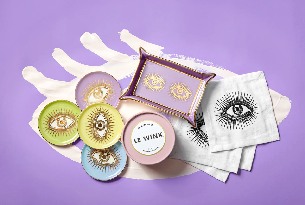 Le Wink Coasters/Set of 4