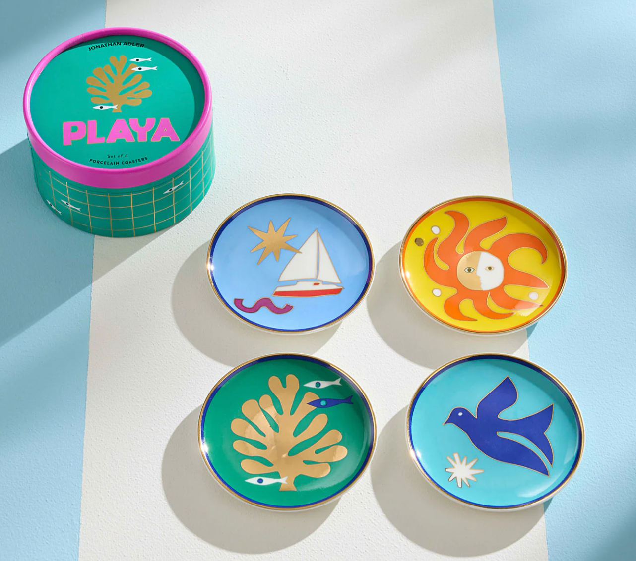 Playa Coasters/Set of 4