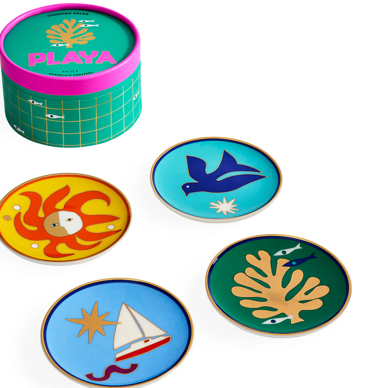 Playa Coasters/Set of 4