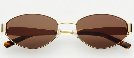 Soho  Sunglass-Gold/Brown