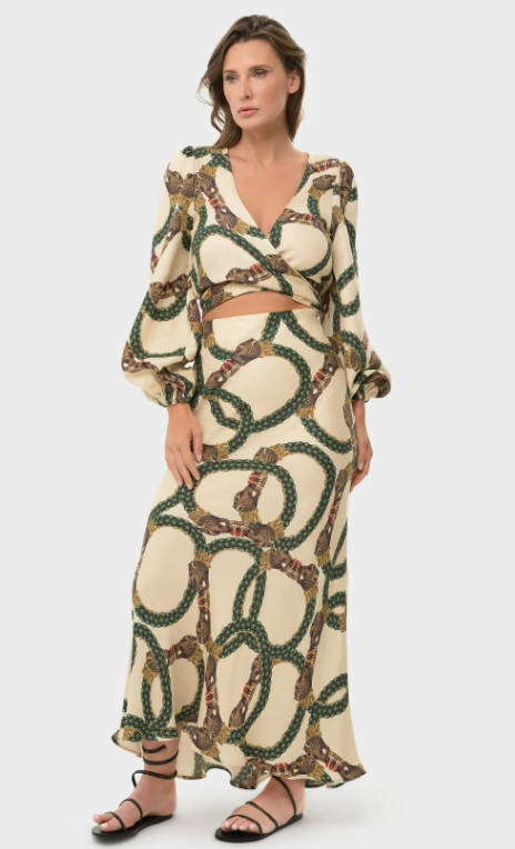 Celine Mystique Maia Wrap Top