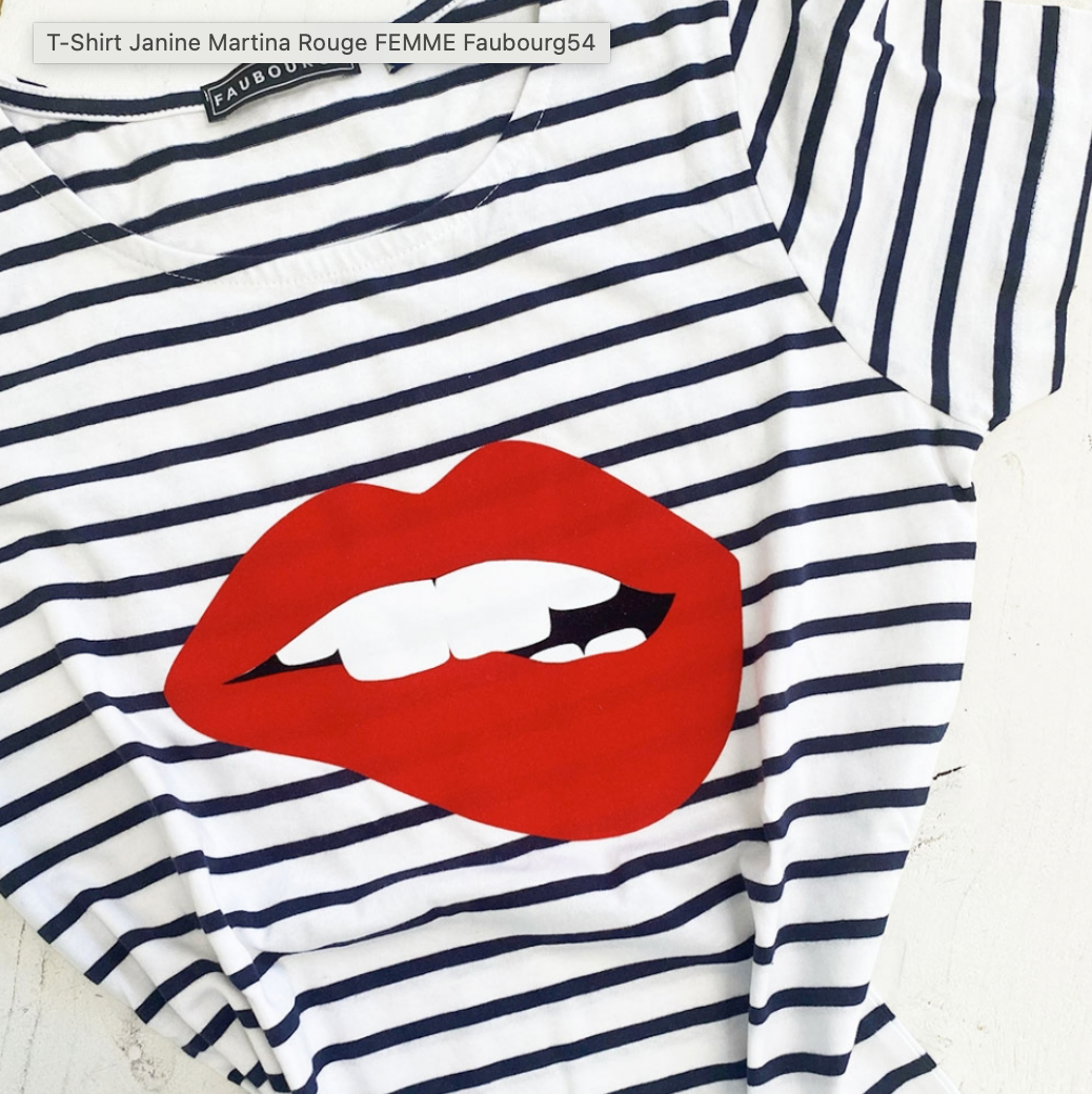 T-shirt Janine Bouche Martina