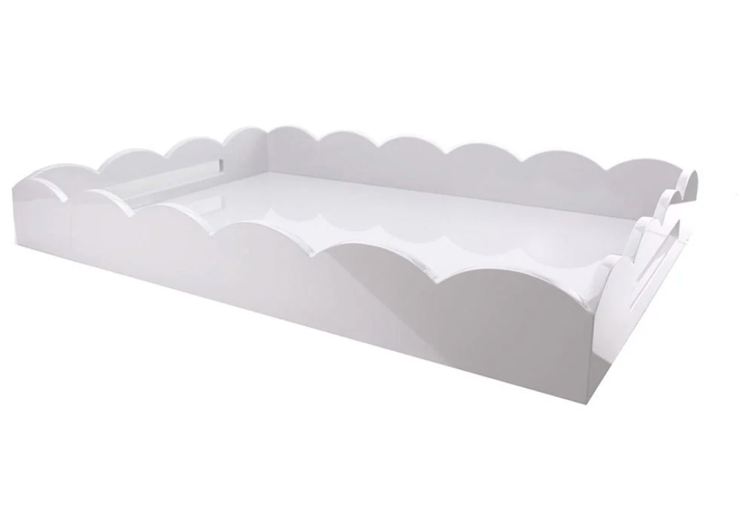 Lacquered Scallop Trays-Large