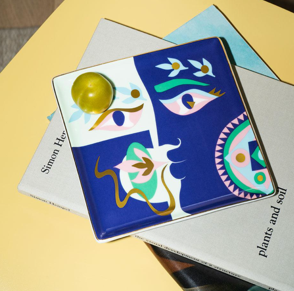 Claire Johnson Ceramic Tray - Blue